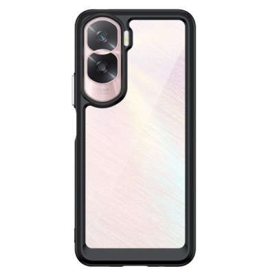 Huawei Honor 90 Lite (X50i) „Fashion“ dzidrs apmales melnā krāsā apvalks | Vacins.lv