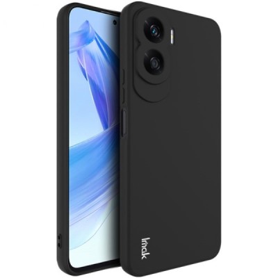 Huawei Honor 90 Lite (X50i) „Imak“ cieta silikona (TPU) melns apvalks | vacins.lv