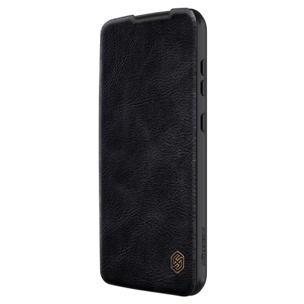 Чехол-книжка „Nillkin“ Qin Pro - чёрный (Galaxy S23 FE)