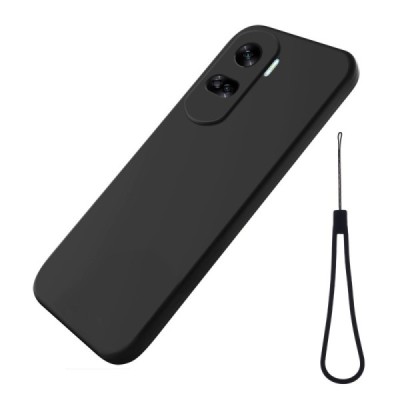 Huawei Honor 90 Lite (X50i) Shell (TPU) твердый силиконовый чехол - чёрный | Vacins.lv