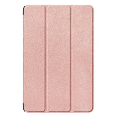 Samsung Galaxy Tab S10+, S9+, S9 FE+ золотой кожаный чехол-книжка (складной) | Vacins.lv