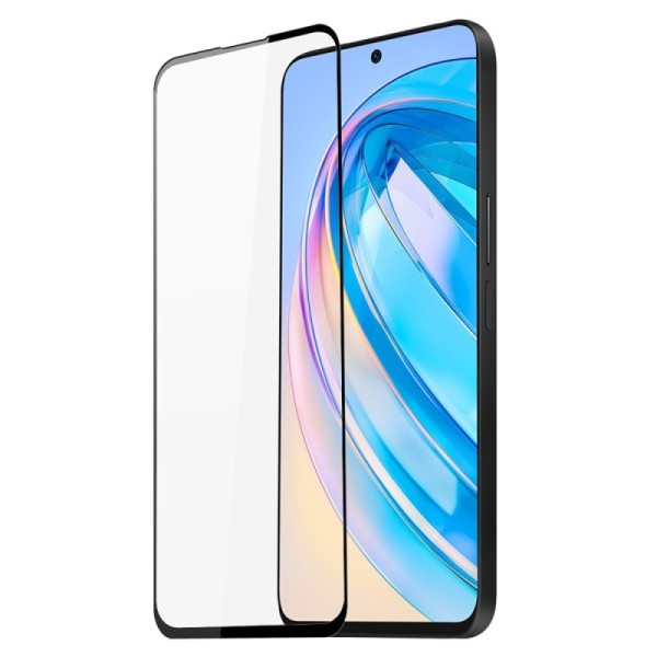 „Dux Ducis“ Tempered Glass полностью закрывающееся защитное стекло 2.5D - чёрный (Honor X8a)