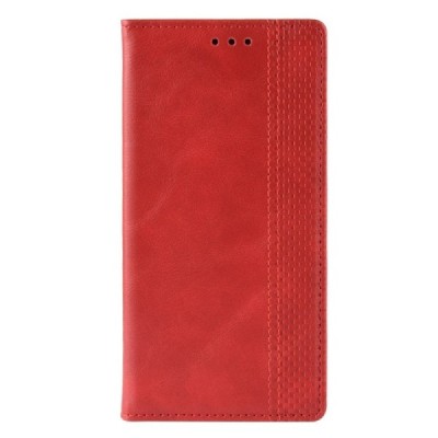 Samsung Galaxy Note10 Lite (N770F) Vintage красный кожаный чехол-книжка с магнитом | Vacins.lv