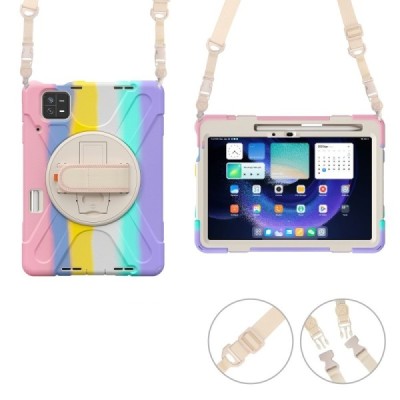 Xiaomi Pad 6  (Pad 6 Pro) pastiprinātas aizsardzības krāsains (360°) apvalks, vaciņš | Vacins.lv