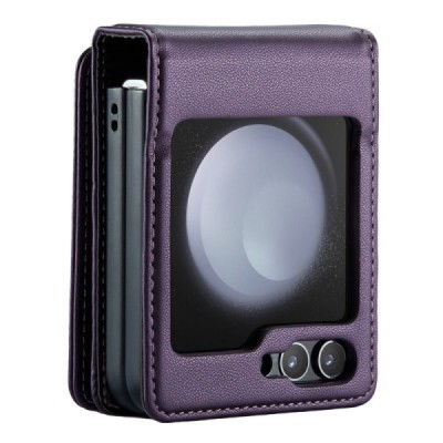Samsung Galaxy Flip5 5G (SM-F731B) „CaseMe“ Wallet пластиковый фиолетовый чехол | Vacins.lv