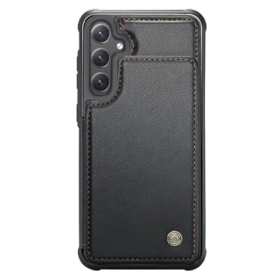 Samsung Galaxy S23 FE (Fan Edition) „CaseMe“ Wallet чёрный чехол | Vacins.lv