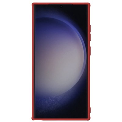 Samsung Galaxy S24 Ultra (SM-S928) „Nillkin“ Frosted Shield Pro красный чехол | Vacins.lv