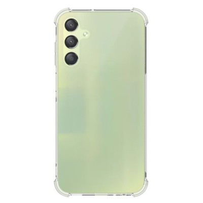Улучшенная защита Samsung Galaxy A15 5G (SM-A156B, SM-A155F) прозрачный чехол из твердого силикона (TPU) | Vacins.lv