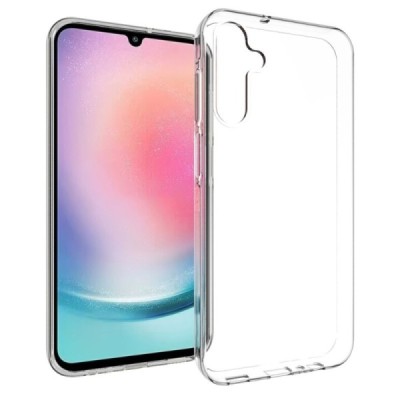 Твердый силиконовый чехол (TPU) для Samsung Galaxy A15 5G (SM-A156B, SM-A155F), прозрачный | Vacins.lv