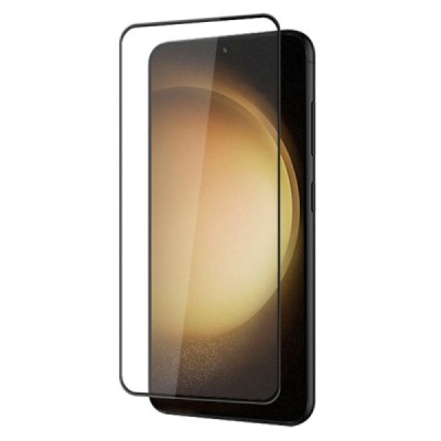 Samsung Galaxy S24+ (SM-S926) „Mocolo“ 2.5D Tempered Glass melns ekrāna aizsargstikls | Vacins.lv