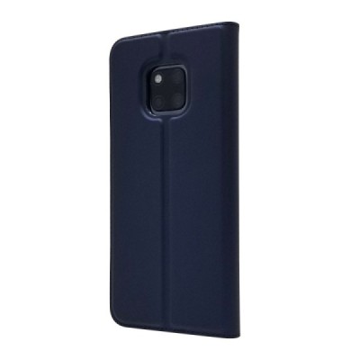 Huawei Mate 20 Pro „Dux Ducis“ Skin sērijas zils ādas atvērams maciņš | Vacins.lv