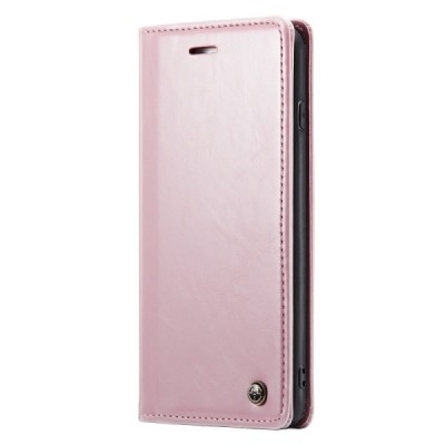 Apple iPhone 7 Plus „CaseMe“ Leather открываемый,розового цвета, кожаный чехол – книжка | Vacins.lv