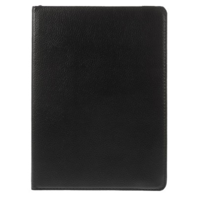 Samsung Galaxy Tab S 10.5 atvēramais melns ādas futrālis, grozās 360° grādu apjomā / Vacins.lv