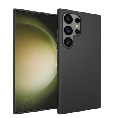 Твердый силиконовый чехол (TPU) для Samsung Galaxy S24 Ultra (SM-S928),чёрного цвета | Vacins.lv