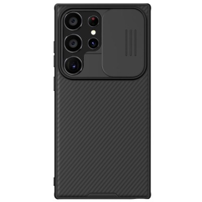 Samsung Galaxy S24 Ultra (SM-S928) „Nillkin“ CamShield Pro Magnetic чёрный чехол с защитной крышкой для камеры | Vacins.lv