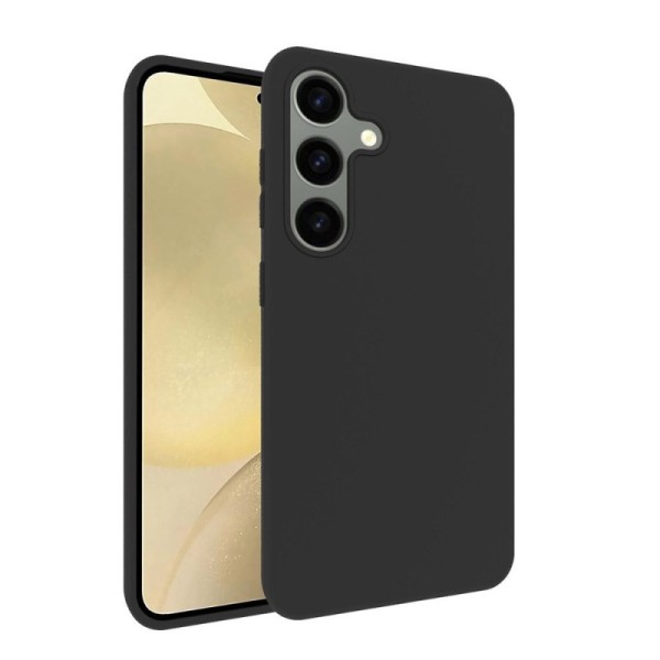 Твердый силиконовый чехол (TPU) - чёрный (Galaxy S24+)