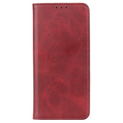 Samsung Galaxy S24+ (SM-S926) „Split“ красный кожаный чехол-книжка | Vacins.lv
