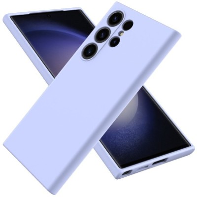 Samsung Galaxy S24 Ultra (SM-S928) Shell (TPU) твердый силиконовый чехол - фиолетовый | Vacins.lv