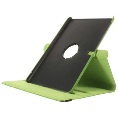 Samsung Galaxy Tab S 10.5 atvēramais zaļš ādas futrālis, grozās 360° grādu apjomā / Vacins.lv