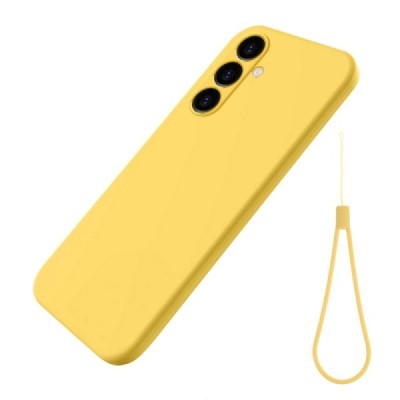 Samsung Galaxy A25 (SM-A256) Shell (TPU) твердый силиконовый чехол - жёлтый | Vacins.lv