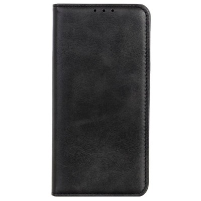 Samsung Galaxy S24+ (SM-S926) „Split“ чёрный кожаный чехол-книжка | Vacins.lv