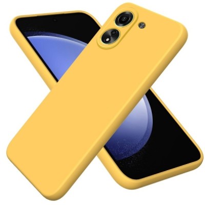Xiaomi Redmi 13C (Poco C65) Shell cieta silikona (TPU) apvalks - dzeltens | vacins.lv