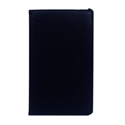 Samsung Galaxy Tab S 8.4 atvēramais melns ādas futrālis, grozās 360° grādu apjomā / Vacins.lv