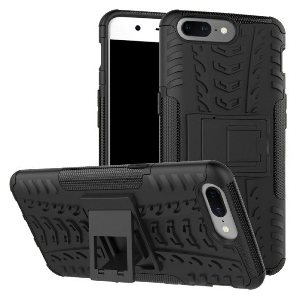 „Kickstand“ pastiprinātas aizsardzības apvalks - melns (OnePlus 5)