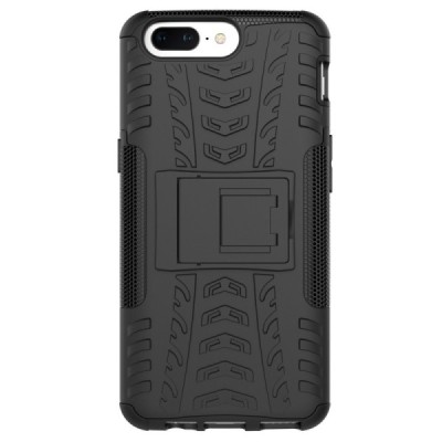 OnePlus 5 „Kickstand“ pastiprinātas aizsardzības melns apvalks | Vacins.lv