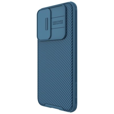 Samsung Galaxy S22 5G (SM-S901X) „Nillkin“ CamShield Pro zils apvalks | vacins.lv