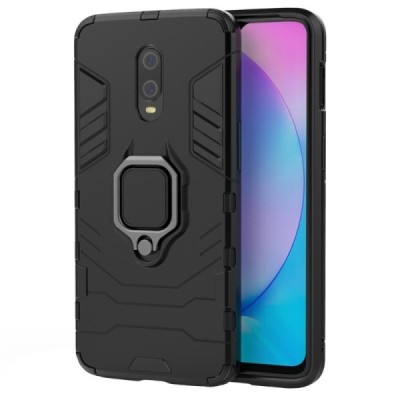 „Kickstand“ OnePlus 7 усиленная защита – черный, чехол – вставка | Vacins.lv