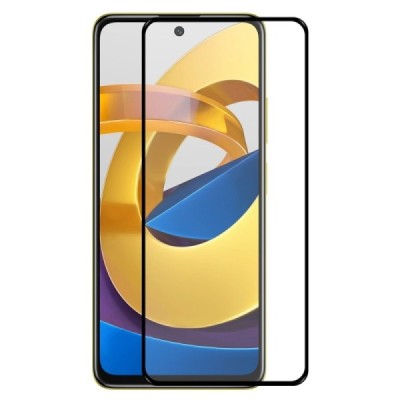 Xiaomi Poco M4 Pro 5G (Redmi Note 11 5G) „Hat-Prince“ 9H Tempered Glass усиленная защита, черное защитное стекло с полным покрыт
