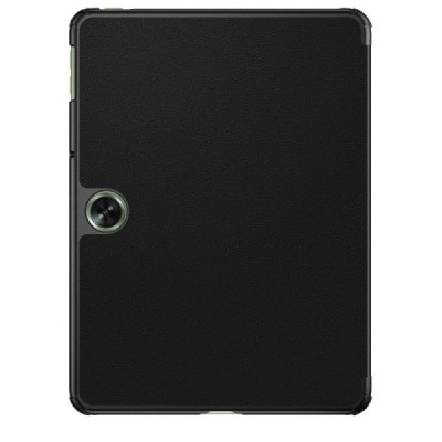 OnePlus Pad Go (Oppo Pad Air 2) чёрный кожаный чехол-книжка (складной) | Vacins.lv