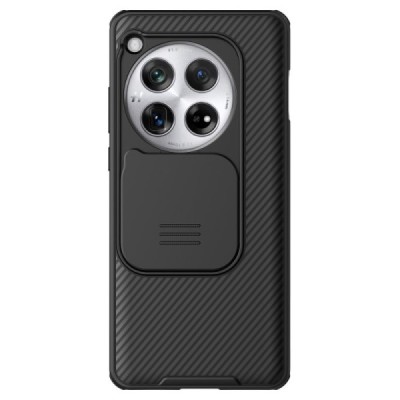OnePlus 12 „Nillkin“ CamShield Pro чёрный чехол с защитной крышкой для камеры | Vacins.lv