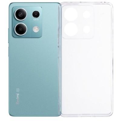 Твердый силиконовый чехол (TPU) для Xiaomi Redmi Note 13 5G, прозрачный | Vacins.lv