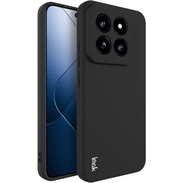 Твердый силиконовый чехол "Imak" (TPU) — черный (Xiaomi 14 Pro)