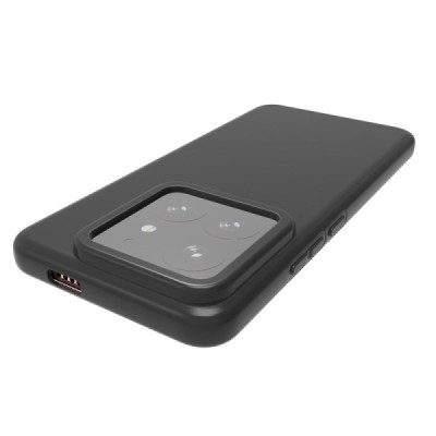 Твердый силиконовый чехол (TPU) для Xiaomi 14 Pro,чёрного цвета | Vacins.lv