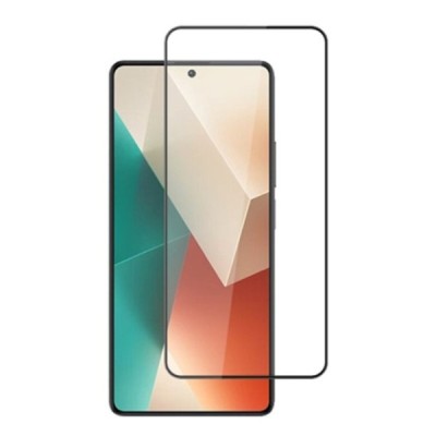 Xiaomi Redmi Note 13 4G „Mocolo“ 2.5D Tempered Glass melns ekrāna aizsargstikls | Vacins.lv