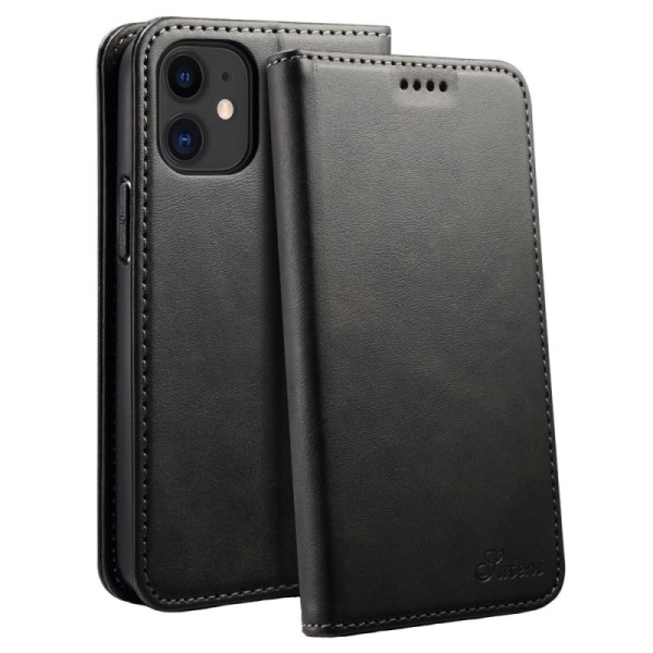 „Suteni“ чехол-книжка - чёрный (iPhone 12 Mini)