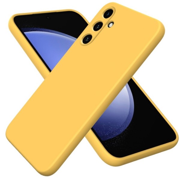 Твердый силиконовый чехол (TPU) „Shell“ - жёлтый (Galaxy A55)