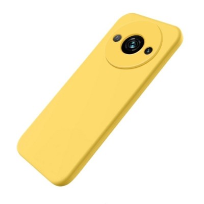 Xiaomi Redmi A3 (Poco C61) Shell cieta silikona (TPU) apvalks - dzeltens | vacins.lv