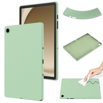 Samsung Galaxy Tab A9+ „Shell“ cieta silikona (TPU) zaļš apvalks | Vacins.lv