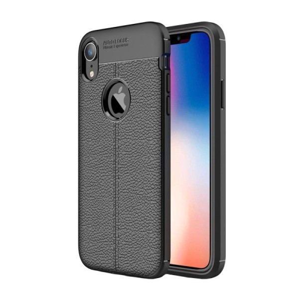 „FOCUS“ cieta silikona (TPU) apvalks - melns (iPhone Xr)