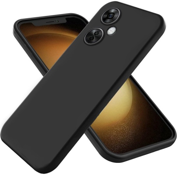 Твердый силиконовый чехол (TPU) „Shell“ - чёрный (OnePlus Nord CE 3 Lite 5G)