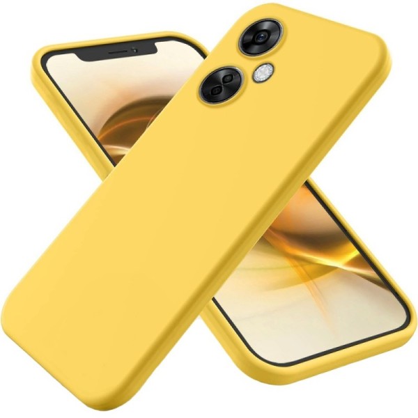 „Shell“ cieta silikona (TPU) apvalks - dzeltens (OnePlus Nord CE 3 Lite 5G)