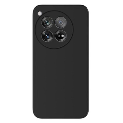 OnePlus 12 Shell (TPU) твердый силиконовый чехол - чёрный | Vacins.lv
