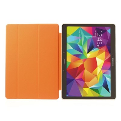 Samsung Galaxy Tab S 10.5 plāns atvēramais oranžs futrālis / Vacins.lv