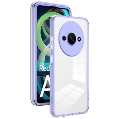 Xiaomi Redmi A3 (Poco C61) „Candy“ dzidrs violeta cieta silikona (TPU) apvalks | vacins.lv