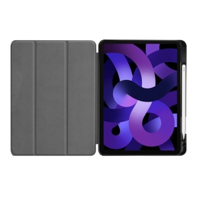 "Stylus" atvēramais maciņš - melns (iPad Air 11 (2026 / 2025 / 2024) / iPad Air 5 (2022) / iPad Air 4 (2020))
