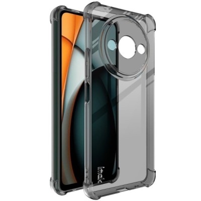 Xiaomi Redmi A3 (Poco C61) Imak pastiprinātas aizsardzības cieta silikona (TPU) pelēks vāciņš | Vacins.lv